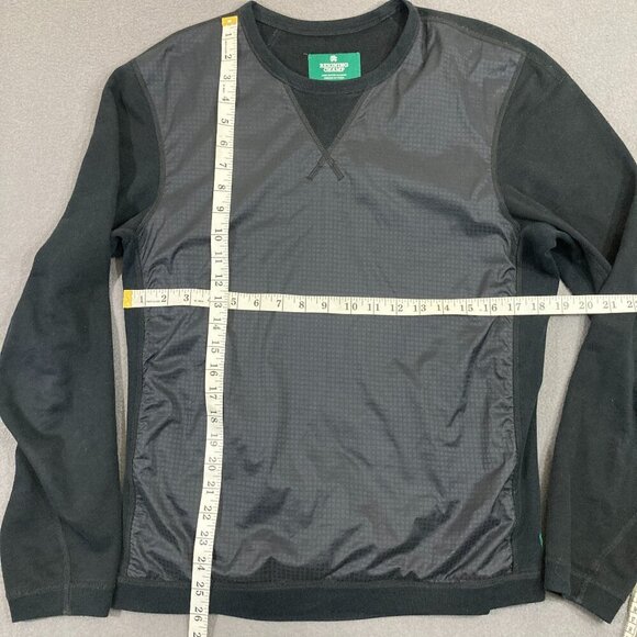 Reigning Champ Crewneck Sweatshirt Men' s Small Black Ripstop Terry Sweater - Picture 6 of 6